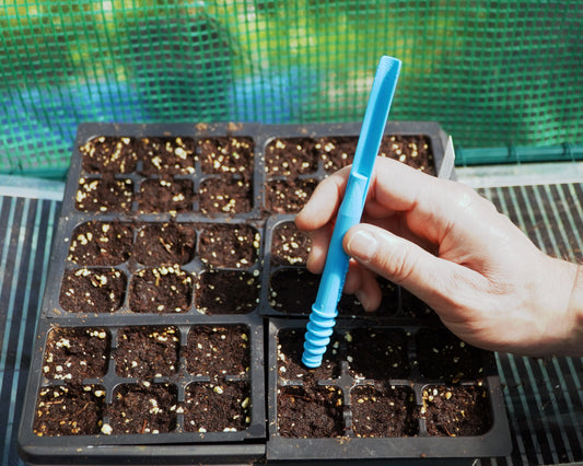 IMPERFECT DIBBY XL Garden Tool - Dibber, Dibbler, Seed Sowing Tool, Transplant Seedlings, Graduated Depth Markings (Patent Pending)